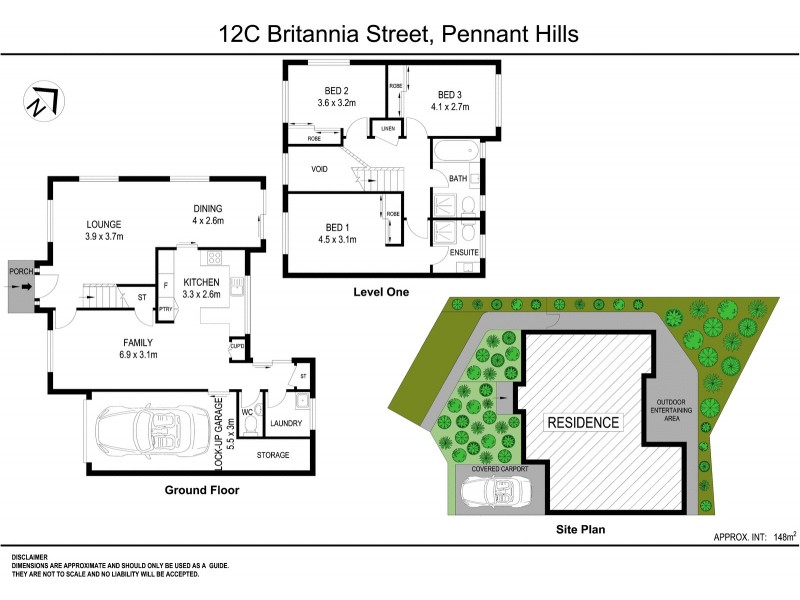 12c Britannia Street, Pennant Hills NSW 2120 Floorplan