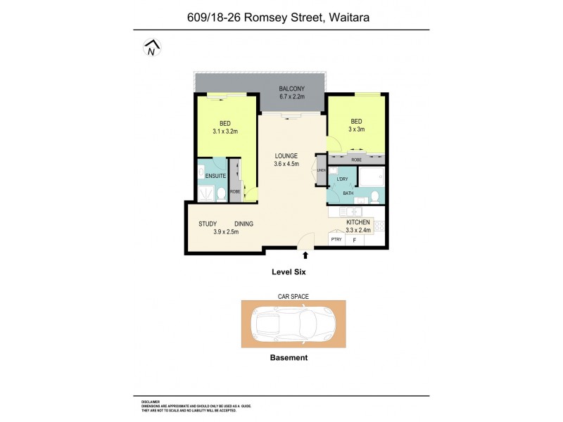 609/18-26 Romsey Street, Waitara NSW 2077 Floorplan