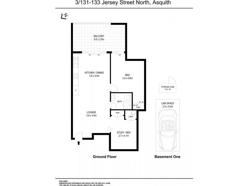 3/131-133 Jersey Street North, Asquith NSW 2077 Floorplan
