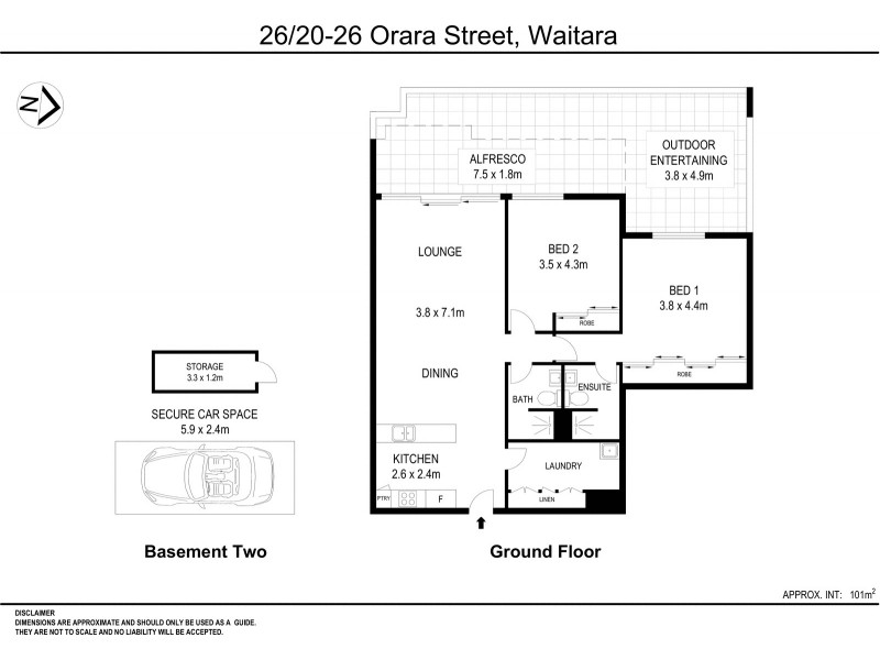 26/20-26 Orara Street, Waitara NSW 2077 Floorplan