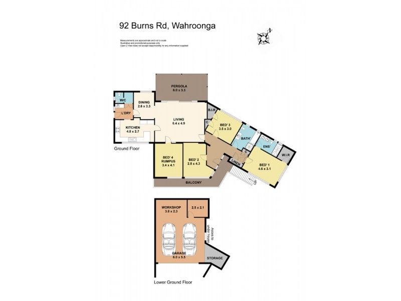 92 Burns Road, Wahroonga NSW 2076 Floorplan