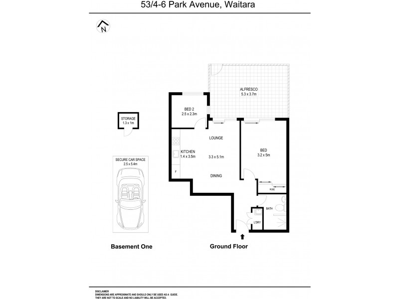 53/4-6A Park Avenue, Waitara NSW 2077 Floorplan