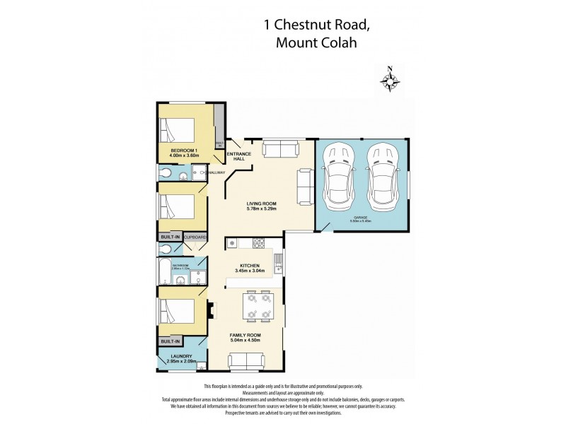 1 Chestnut Road, Mount Colah NSW 2079 Floorplan