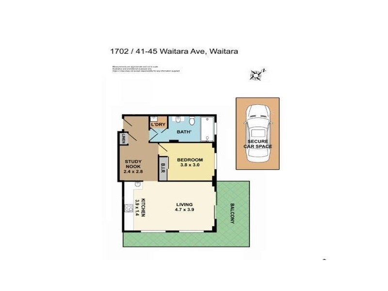 1702/41-45 Waitara Avenue, Waitara NSW 2077