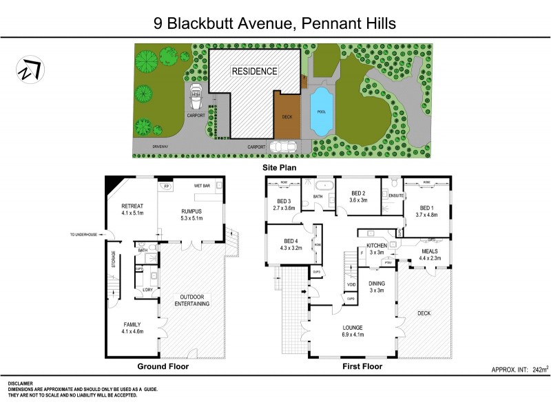 9 Blackbutt Avenue, Pennant Hills NSW 2120 Floorplan