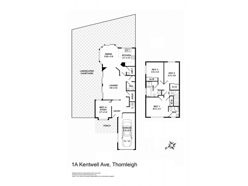 1A Kentwell Avenue, Thornleigh NSW 2120 Floorplan