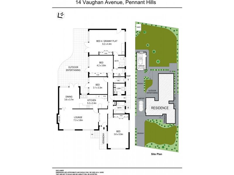 14 Vaughan Avenue, Pennant Hills NSW 2120 Floorplan