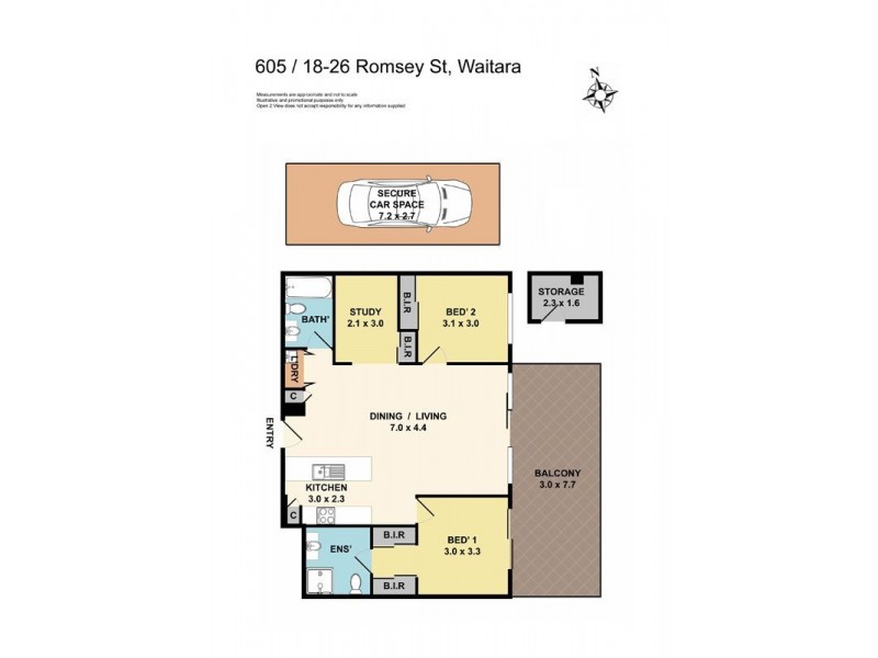 605/18-26 Romsey Street, Waitara NSW 2077 Floorplan