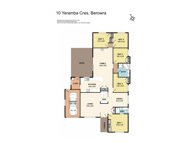 10 Yeramba Crescent, Berowra NSW 2081 Floorplan