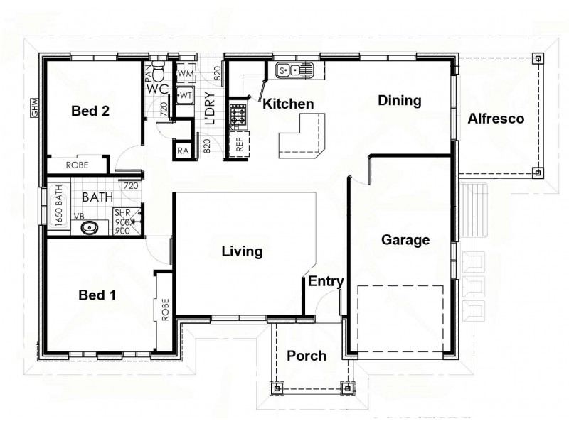 2/34 Stirling Boulevarde, Tatton NSW 2650 Floorplan