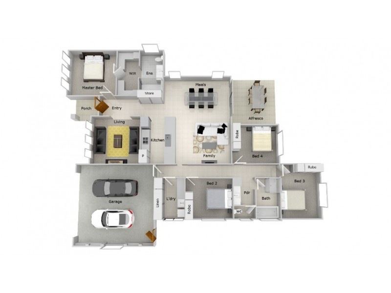 4 Preston Crescent, Lloyd NSW 2650 Floorplan
