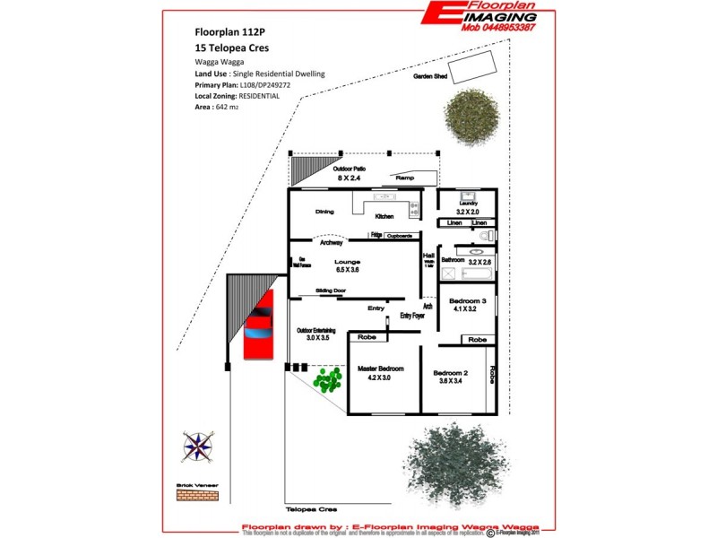 15 Telopea Cres, Wagga Wagga NSW 2650 Floorplan