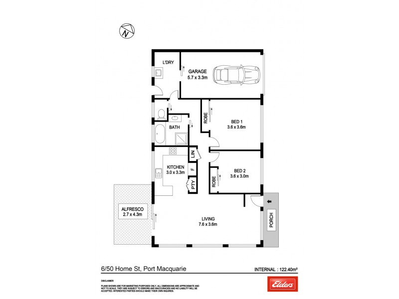 6/50-52 Home Street, Port Macquarie NSW 2444 Floorplan
