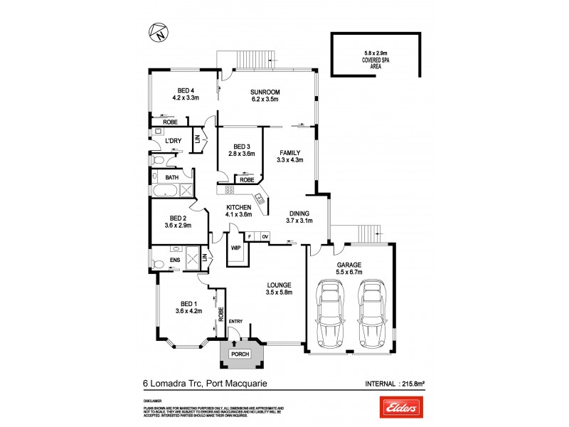 6 Lomandra Terrace, Port Macquarie NSW 2444 Floorplan