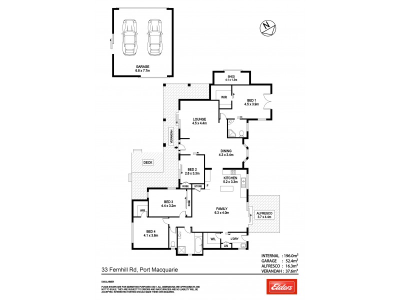 33 Fernhill Road, Port Macquarie NSW 2444 Floorplan