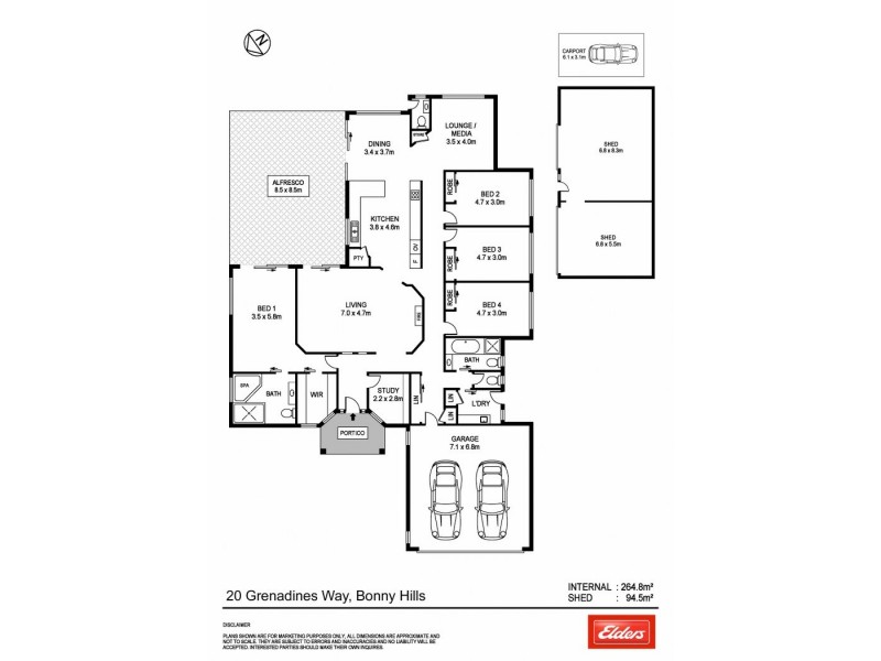 20 Grenadines Way, Bonny Hills NSW 2445 Floorplan