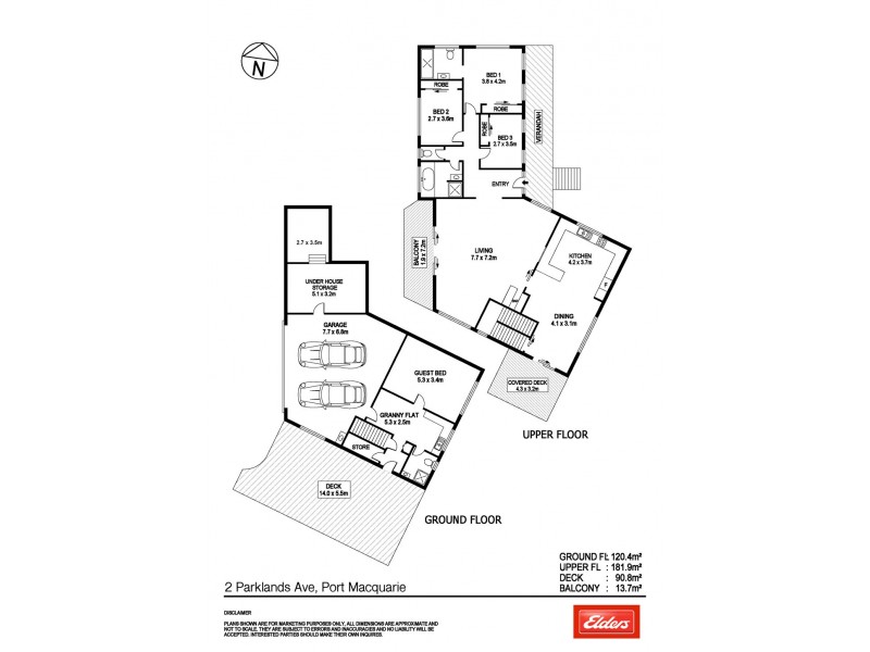 2 Parklands Avenue, Port Macquarie NSW 2444 Floorplan