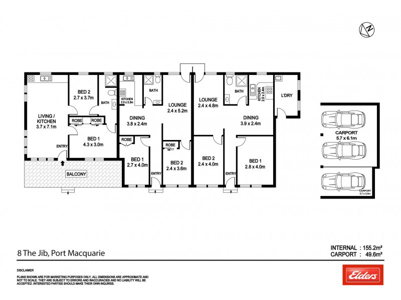 8 The Jib, Port Macquarie NSW 2444 Floorplan