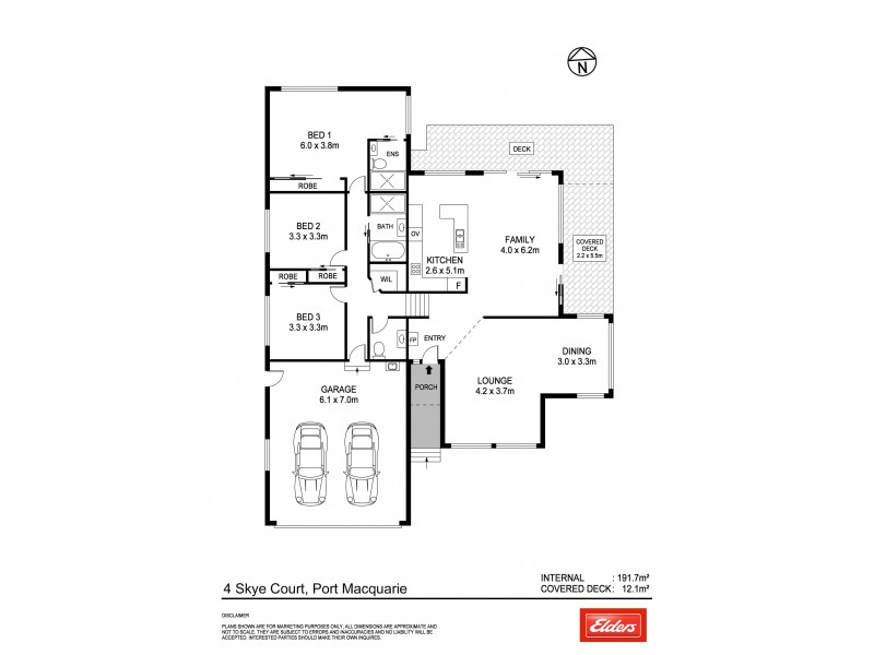 4 Skye Court, Port Macquarie NSW 2444 Floorplan