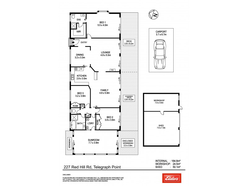 227 Red Hill Road, Telegraph Point NSW 2441 Floorplan