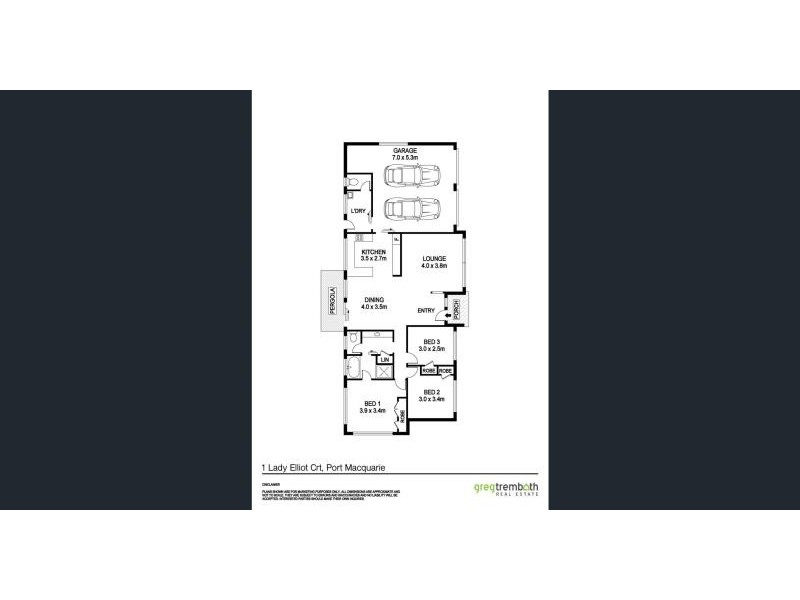1 LADY ELLIOTT COURT, Port Macquarie NSW 2444 Floorplan