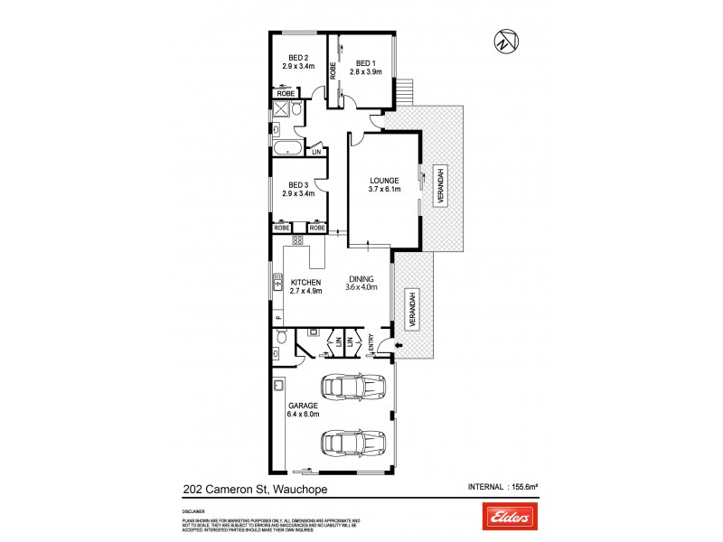 202 Cameron Street, Wauchope NSW 2446 Floorplan