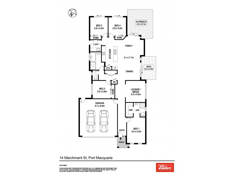 14 Marchment Street, Port Macquarie NSW 2444 Floorplan