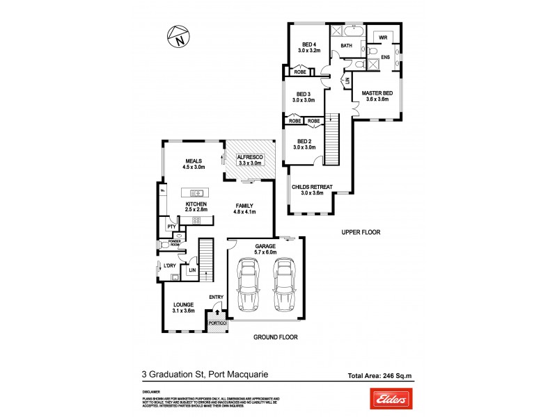 3 Graduation Street, Port Macquarie NSW 2444 Floorplan
