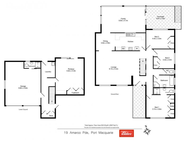 19 Amaroo Parade, Port Macquarie NSW 2444 Floorplan