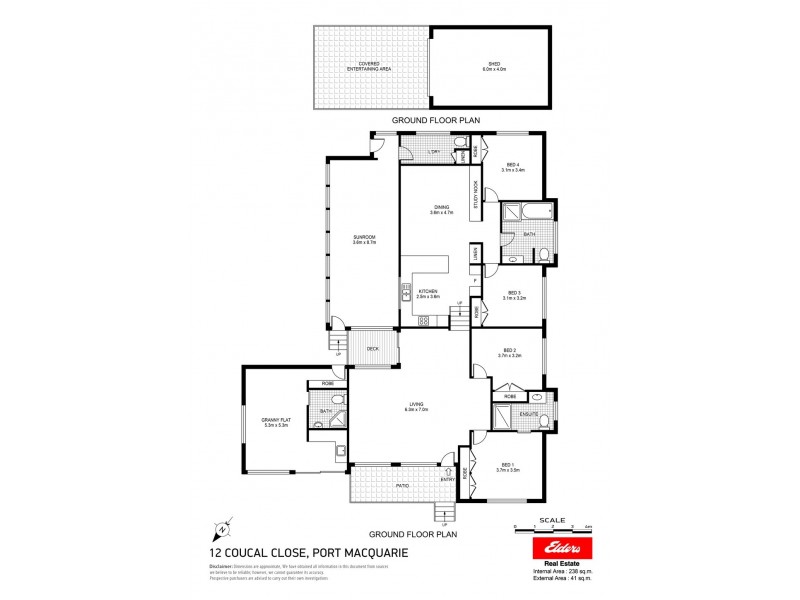 12 Coucal Close, Port Macquarie NSW 2444 Floorplan