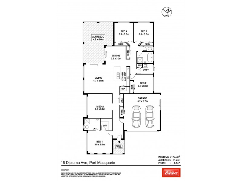 16 Diploma Drive, Port Macquarie NSW 2444 Floorplan