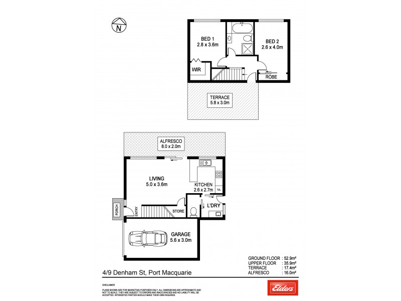 4/9 Denham Street, Port Macquarie NSW 2444 Floorplan