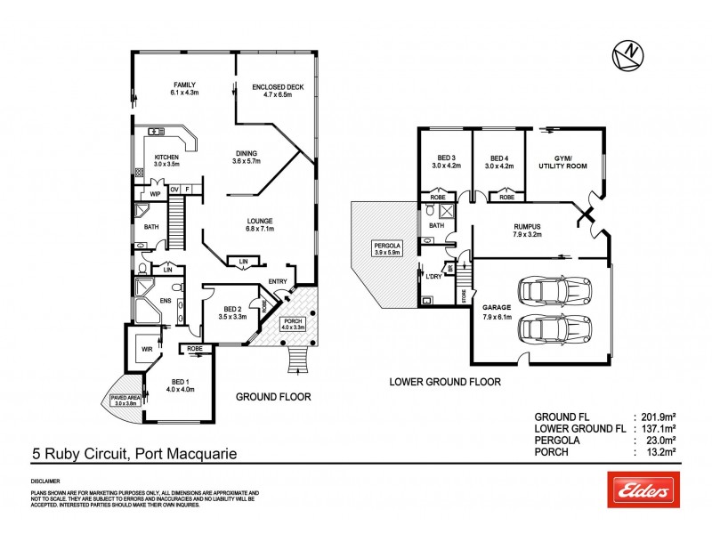 5 Ruby Circuit, Port Macquarie NSW 2444 Floorplan