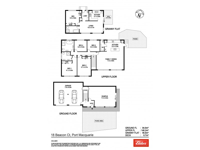 18 Beacon Court, Port Macquarie NSW 2444 Floorplan