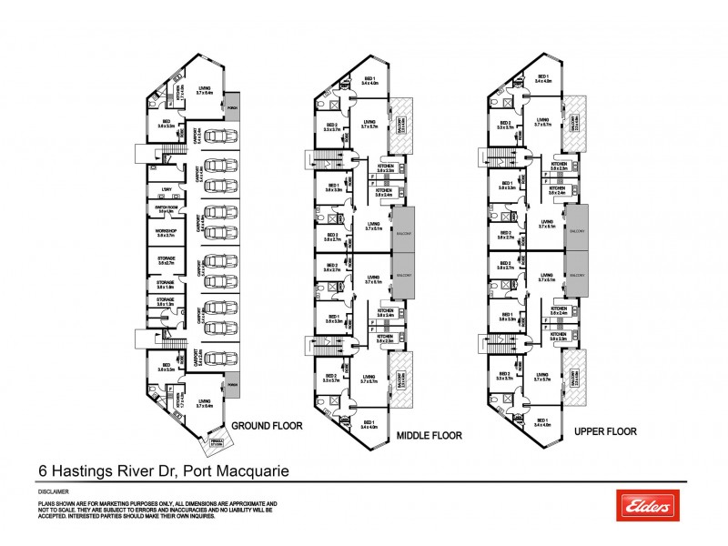 6 Hastings River Drive, Port Macquarie NSW 2444 Floorplan