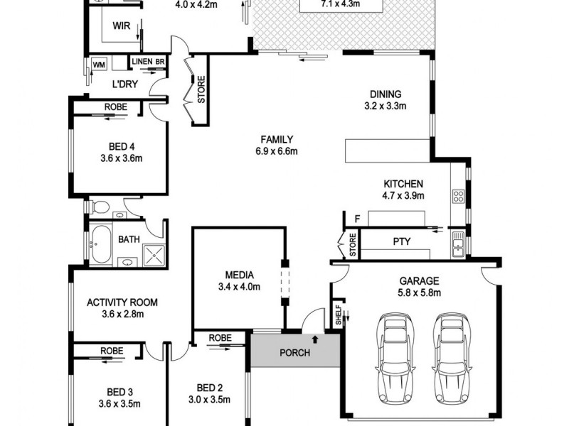 3 Varsity Parkway, Thrumster NSW 2444 Floorplan