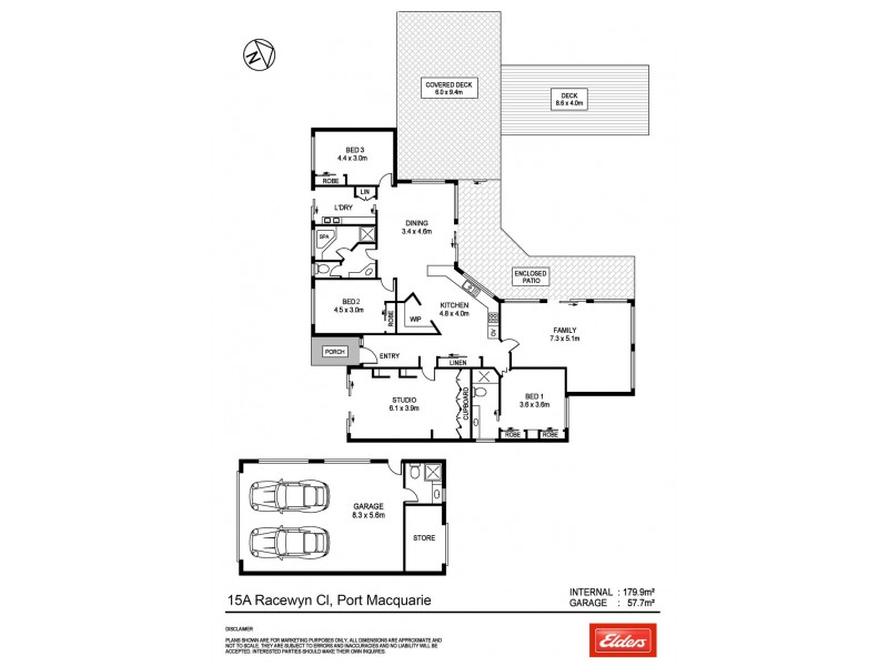 15a Racewyn Close, Port Macquarie NSW 2444 Floorplan