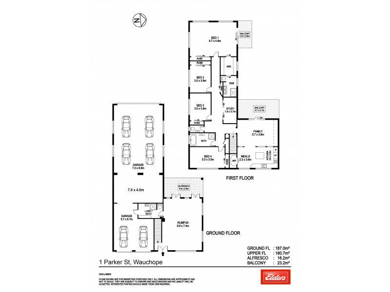 1 Parker Street, Wauchope NSW 2446 Floorplan