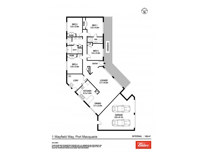 1 Wayfield Way, Port Macquarie NSW 2444 Floorplan