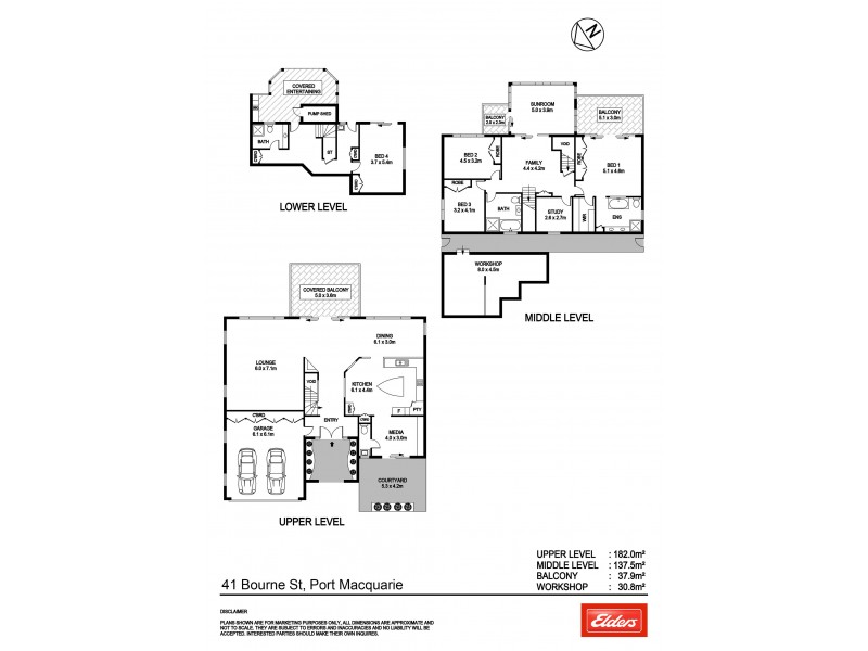 41 Bourne Street, Port Macquarie NSW 2444 Floorplan