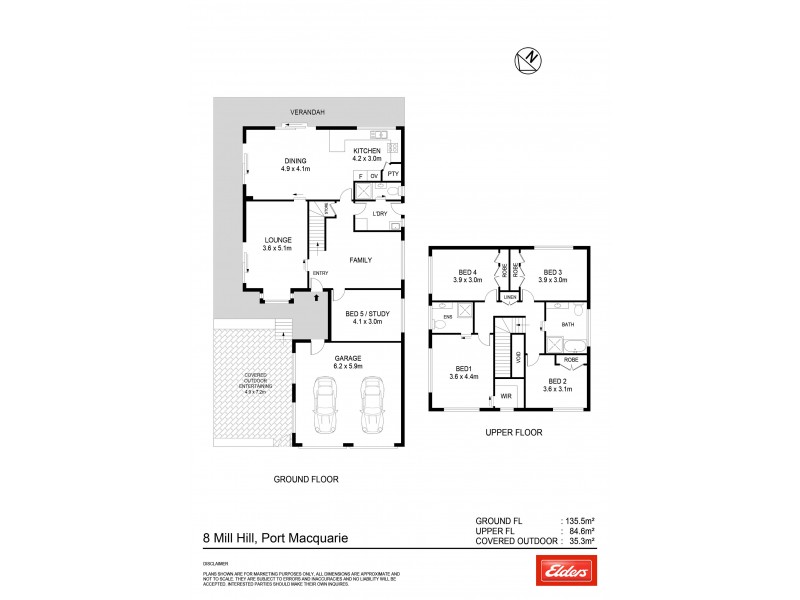 8 Mill Hill, Port Macquarie NSW 2444 Floorplan