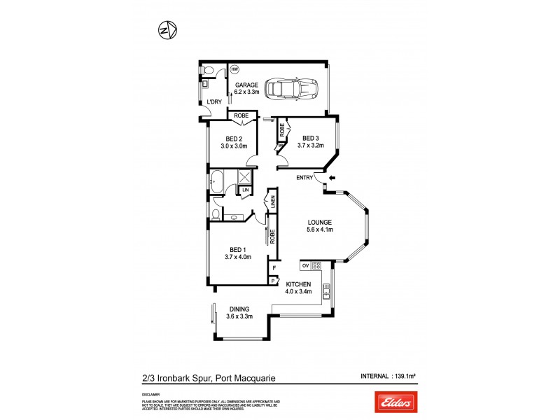 2/3 Ironbark Spur, Port Macquarie NSW 2444 Floorplan