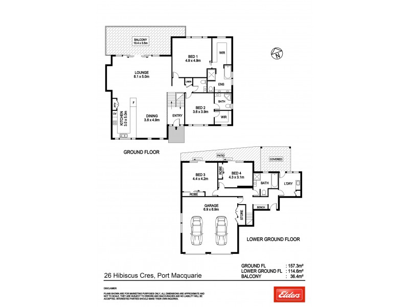 26 Hibiscus Crescent, Port Macquarie NSW 2444 Floorplan