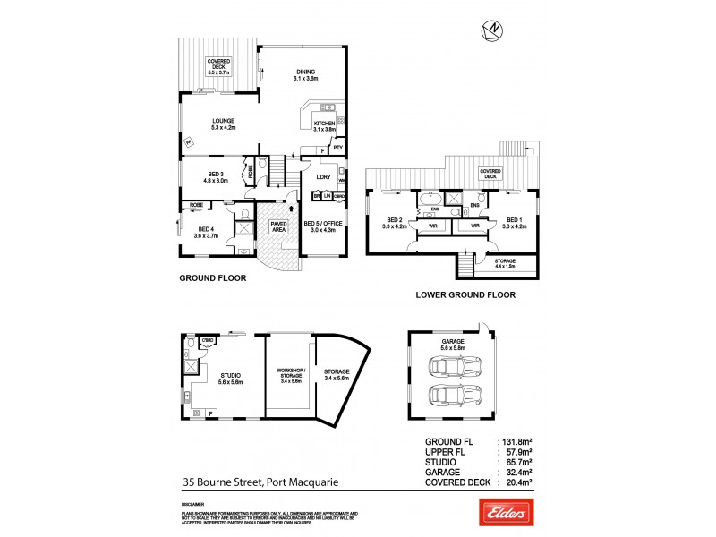 35 Bourne Street, Port Macquarie NSW 2444 Floorplan