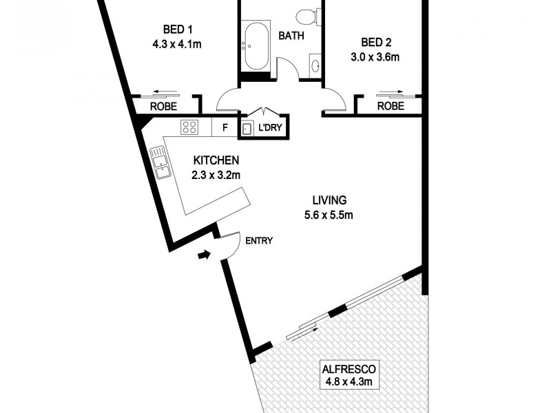 19/48 Pacific Drive, Port Macquarie NSW 2444 Floorplan