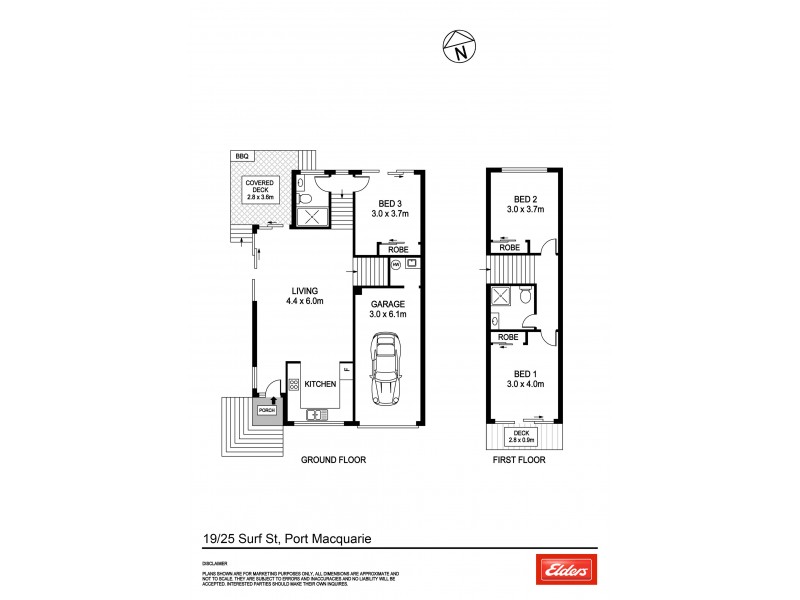 19/25 Surf Street, Port Macquarie NSW 2444 Floorplan