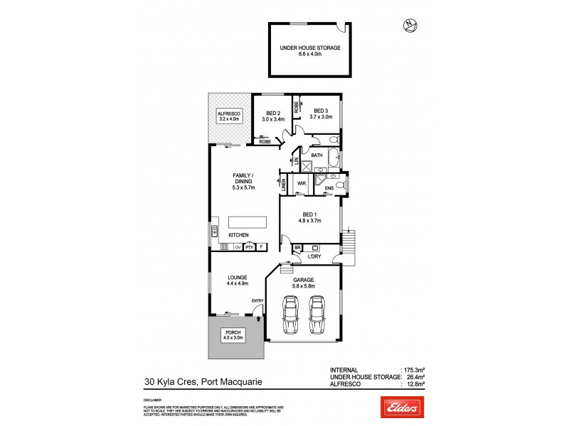 30 Kyla Crescent, Port Macquarie NSW 2444 Floorplan