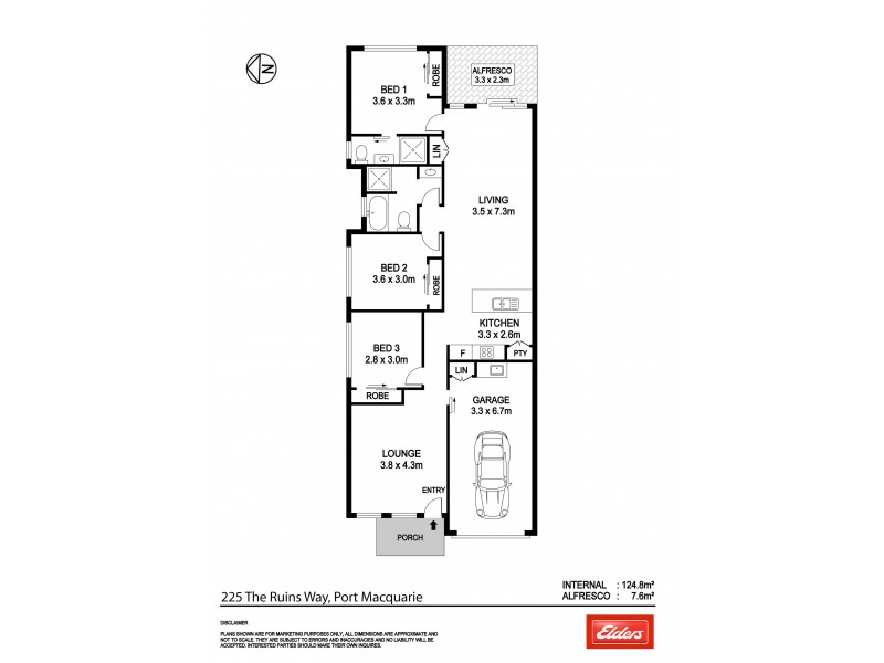 225 The Ruins Way, Port Macquarie NSW 2444 Floorplan