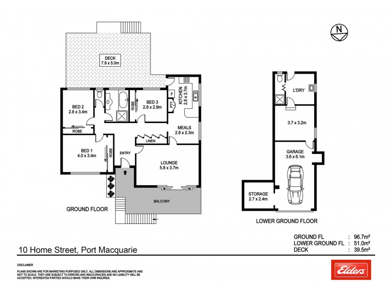 10 Home Street, Port Macquarie NSW 2444 Floorplan