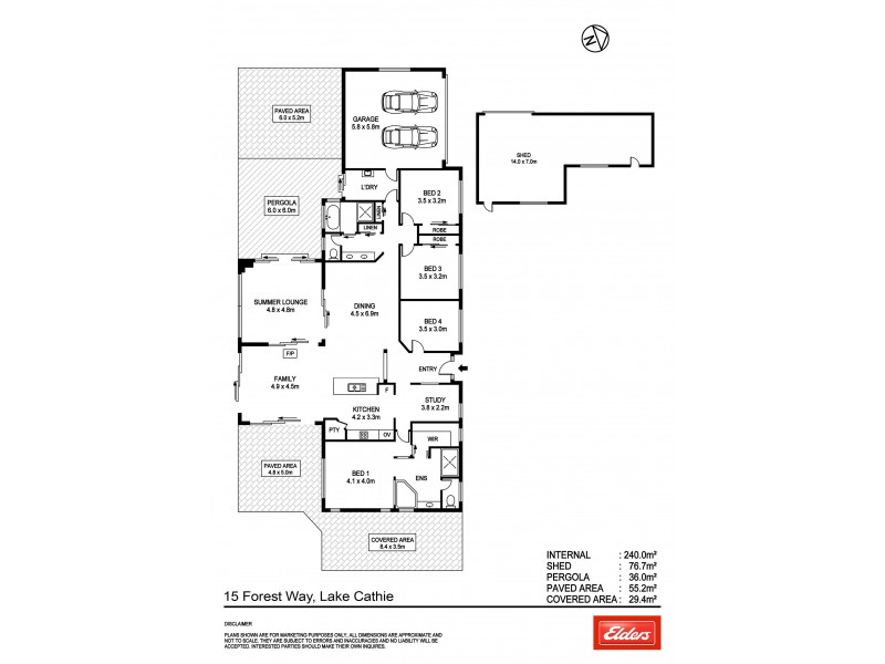 15 Forest Way, Lake Cathie NSW 2445 Floorplan